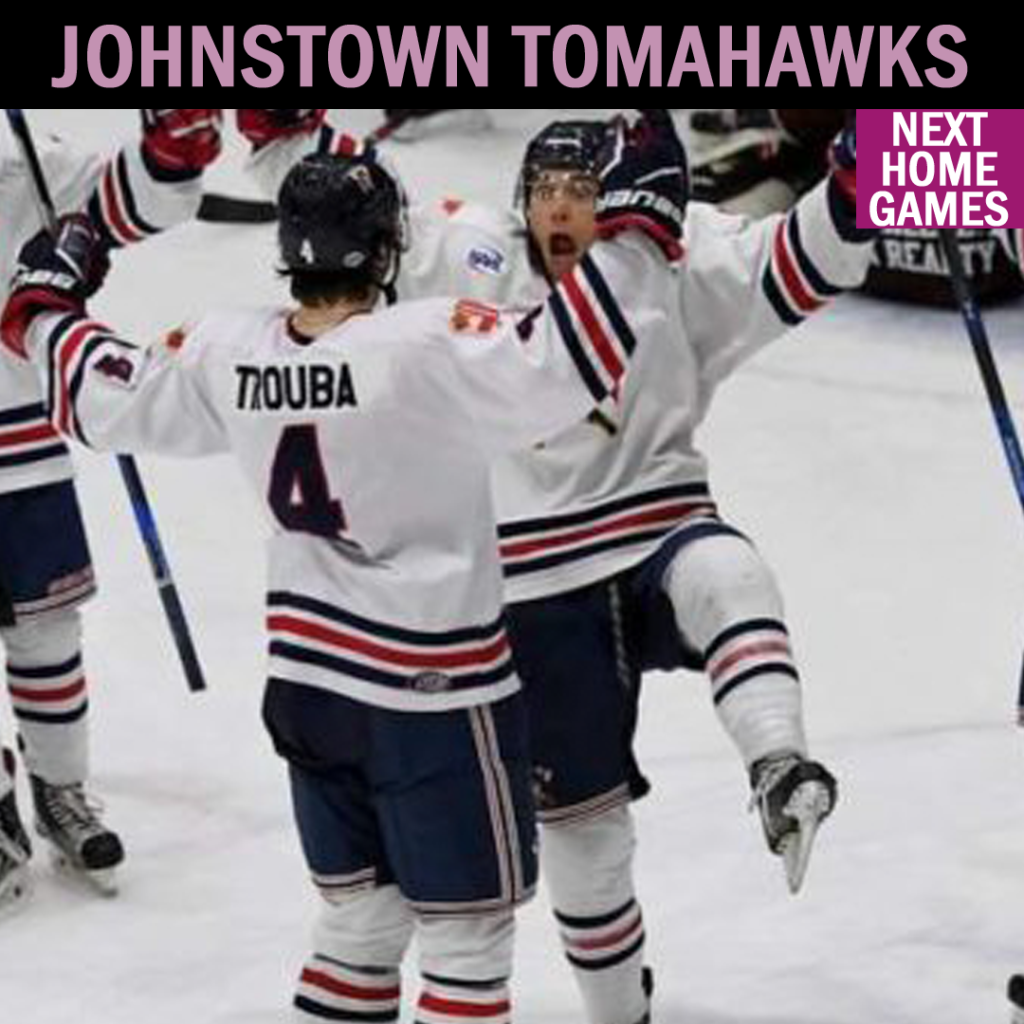 White Johnstown Tomahawks Jersey