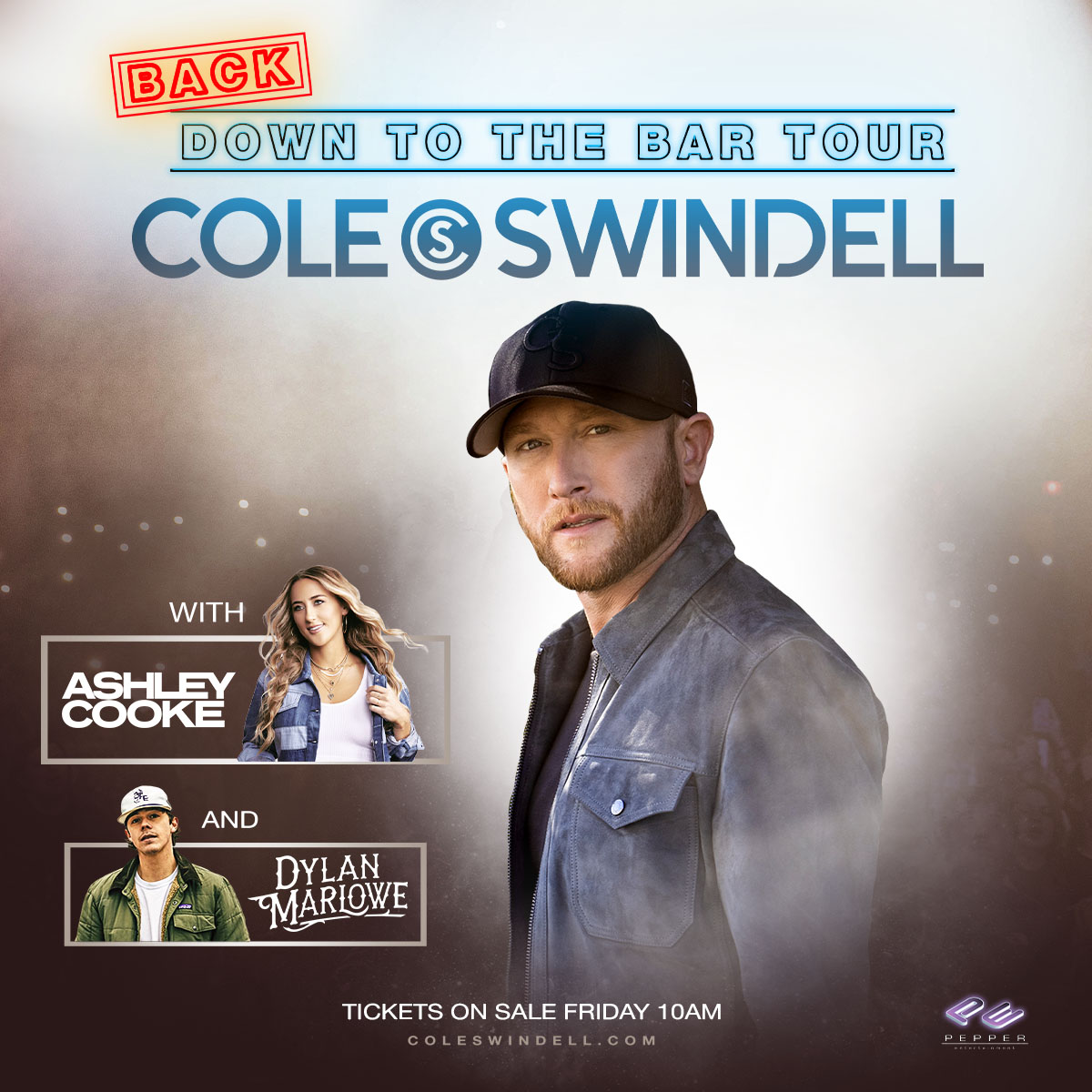 Cole Swindell Back Down to the Bar Tour 1ST SUMMIT ARENA Cambria